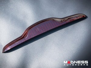 FIAT 500 Trunk Handle - Carbon Fiber - Red Candy FIAT 500 Trunk Handle - Carbon Fiber - Red Candy